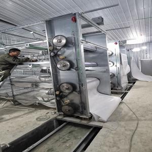 China Multi Tier Poultry House Cleanout Equipment , 1.2mm 220v Battery Cage System factory