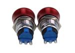 Stainless Steel Emergency Stop Push Button Switch Mushroom Head Rotary High