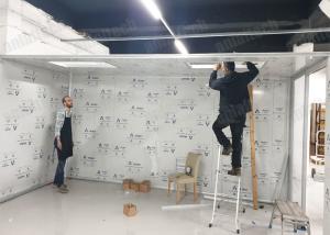 China Hardwall Softwall Modular Clean Rooms , 3050mm Width 2745m3/H ISO 7 Cleanroom factory