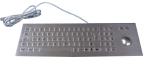 0.45mm flat keys metal keyboard with laser trackball with 1200 DPI resolution