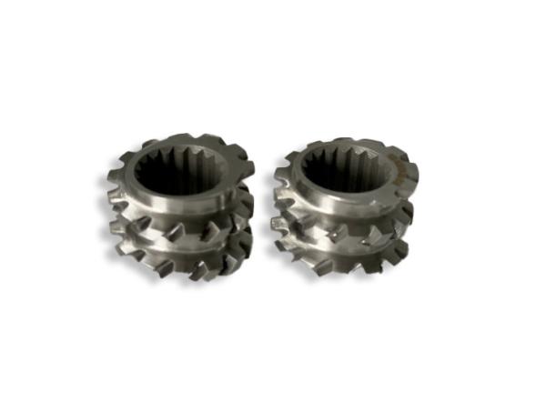 Plastic Machine 58mm Twin Screw Extruder Rectangle Spline Extruder Screw
