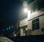 50W High Powered Energy Saving LED Solar Flood Light Chrome Plating
