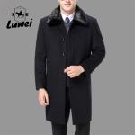High Quality Trench Single-breasted Black Utility Winchiter Long Bale Jaket