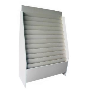 Multiple Layers Sloped MDF Greeting Card Display Stand