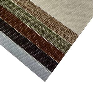 China 2.85m Window Rolling Shutter Blackout Zebra Blinds Fabric 50mm 75mm factory