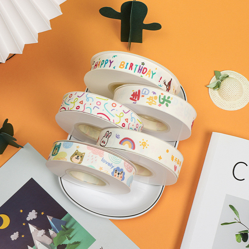 20mm*25y Slit Edge Cotton Ribbon For Cake Package And Decoration