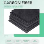 Super Light & High Stiffness 100% 3K Carbon Fiber Panels - Good Flexibility