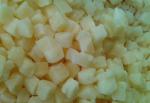 IQF Frozen Apple Dice / Cube, 10 * 10 * 10 mm, peeled and pitted
