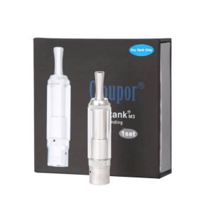 China Dry herb ecig Cloupor Cloutank M3 patent vaporizer chamber new arrival ecigarettes factory