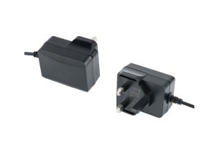 China Black Interchangeable Plug Adapter 60w Max Power DC Jack 2.1*5.5 AU EU US UK Version factory