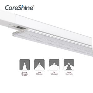 China 1200mm Linear LED Track Lighting , 80Ra Indoor Track Lighting factory