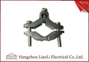 China Zinc Bare Wre Gound Clamps With Straps Brass Electrical Wiring Accessories factory