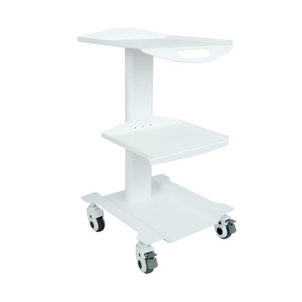 Hospital Medical Trolley Stand 3 Shelves Dental Tool Cart Colorful Design Beauty
