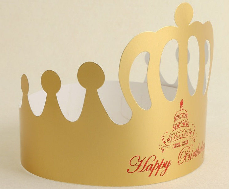 Factory wholesale disposable children's adult birthday hats Customized party leather children's birthday hats