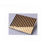 1mm Thick Champagne Color Stainless Steel Sheet 430 304 201 Etched Stripe