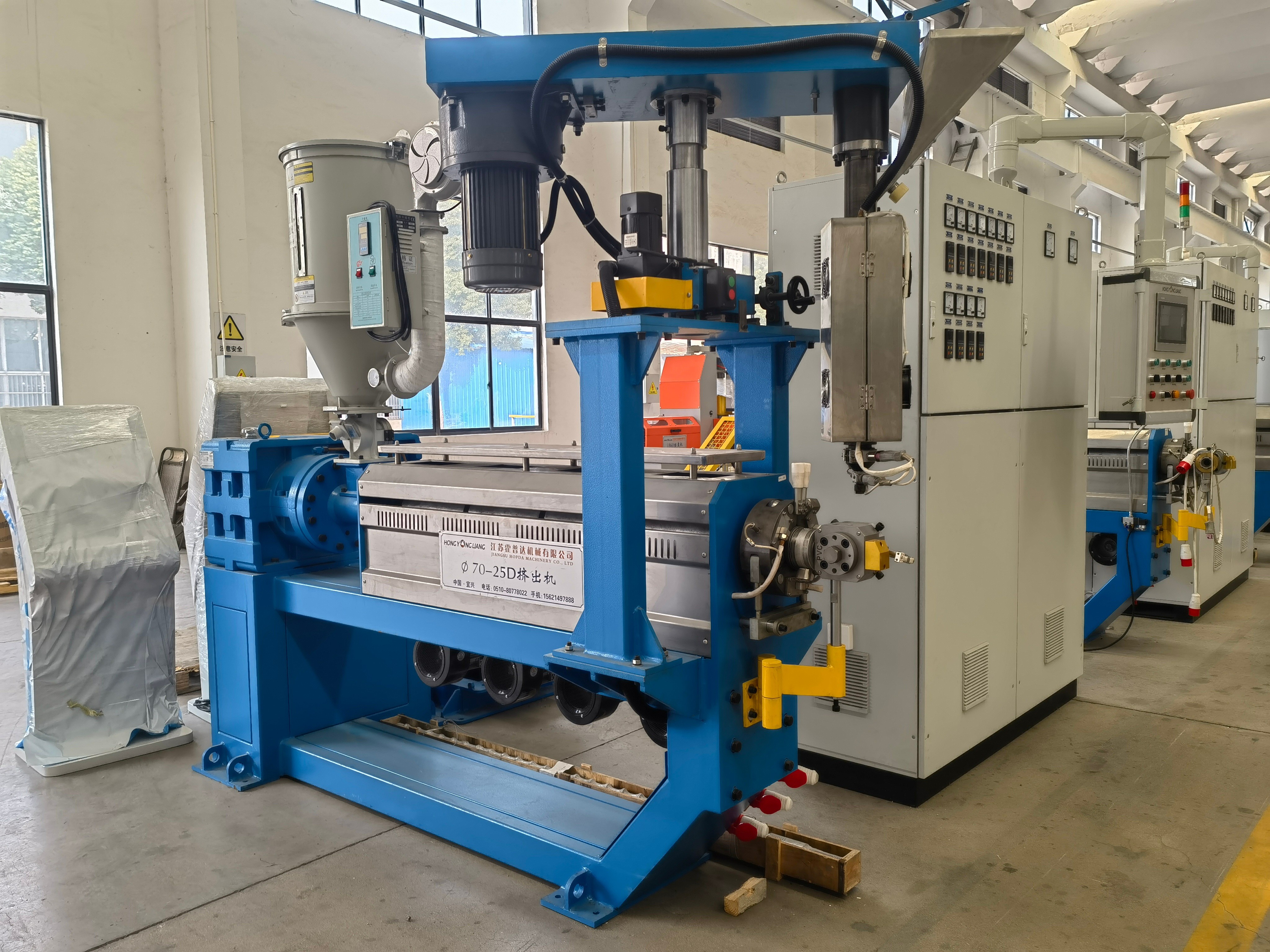 Specialised 70mm High Speed Extruder Cable Insulation And Sheathing With PVC