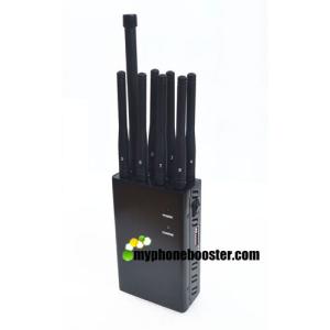 China SA-008P 8-BAND CDMA 2G 3G 4G WIMAX GPS L1 L2 LOJACK WIFI 2.4GHZ Jammer, Cell Phone Signal Blocker factory