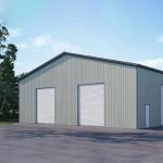 Modern Prefab Commercial Buildings , Lightweight Steel Frame Construction