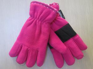 China Fleece Gloves--Thinsulate Lining--Girls Winter Gloves for Outside--Unslip Palm--Solid color factory
