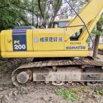 Japan Used Komatsu PC200-7 Excavator with Original Hydraulic Cylinder in Good