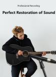 All Metal Studio Condenser Microphone For Live Speech 12mv/PA