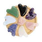 100% Rose Quartz Jade Gua Sha Stone Crystal Gua Sha For Face Slimming