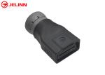 CAT Gray J1939 9 Pin to OBD 2 OBD2 16 Pin Adapter for Caterpillar Excavator