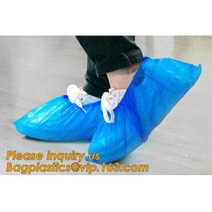 THICK DISPOSABLE,DUST-PROOF,CPE COATED,SMS BOOT COVER,NON WOVEN SHOE COVER,heavy