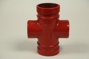 China XGQT05-60x42-2.5 4 Way Cross Pipe Fitting Threaded Connection factory