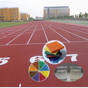 China Liquid PU Glue Durable Polyurethane Binder For Rubber Crumb factory