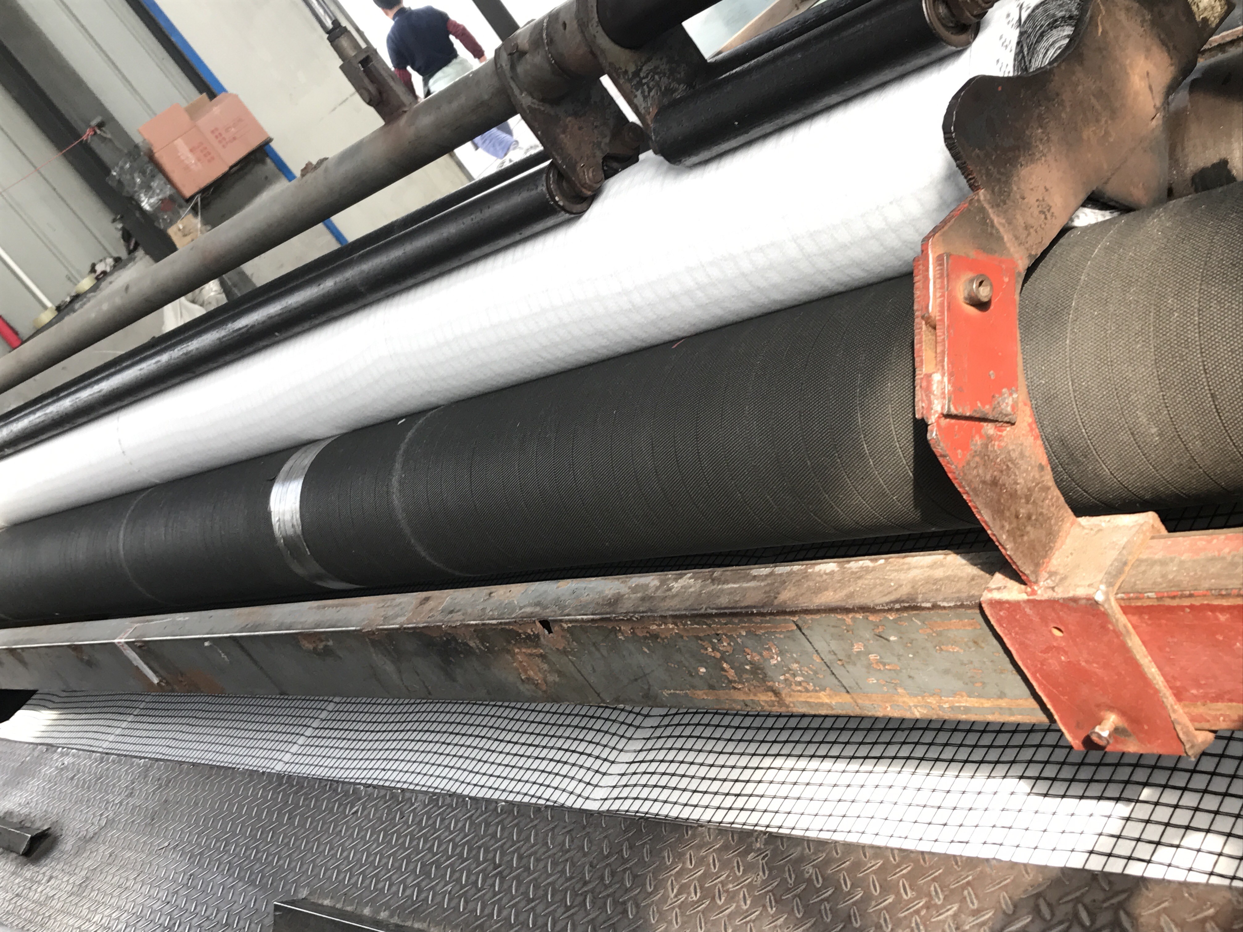 Rigid Strength Composite Geogrid 20 Kn 30 Kn 40 Kn Biaxial Geotextile Composite Polyester Geogrid