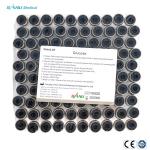 SANLI 3ml Glucose Test Tube Sodium Fluoride Blood Sugar Sample Collection Tube