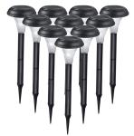 Plastic 12 Inch 1.20volts Waterproof LED Solar Garden Lights