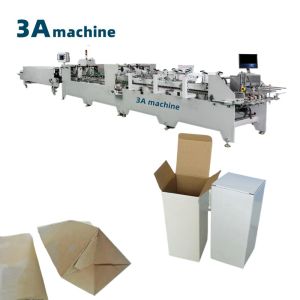 Automatic Collecting Function 1 Corrugated Box Folder Gluer Machine with Voltage