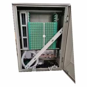 China 144, 96, 288 Fiber PON Cabinet With Pole / Wall Bracket Fiber Distribution Hub (FDH) factory
