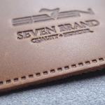 Heat Press Embossed Leather Patches