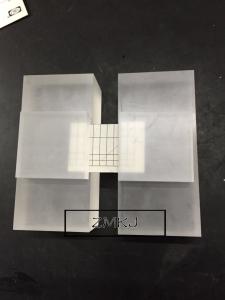 China Raw Al2O3 Sapphire Parts , Sapphire Single Crystal Glass Block High Thermal Conductivity factory