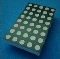 China Single Color LED Dot Matrix Display 2.4 Inch 5X8 For Digital Information factory