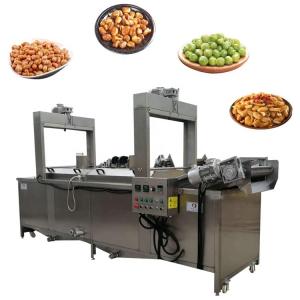 China Meatballs Chicken Double Belt Continuous Frying Machine Sus304 1000kg/H factory