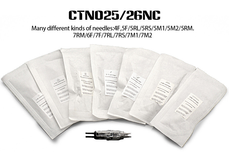 Stainless Steel Disposable Eyebrow Tattoo Machine Needles Single Use