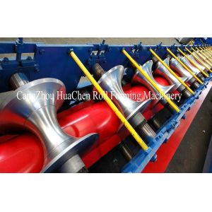 Color Steel Glazed Ridge Cap Roll Forming Machine with PLC Computer Control to