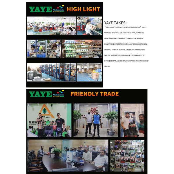 YAYE CD70 CG125 70cc 12V LED Headlight with DRL and Turn Indicator