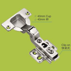 China professional manufacturer furniture hardware 40 cup two way insert hinges factory