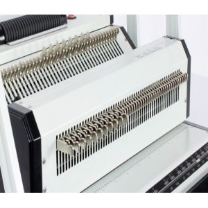 Double Loop Wire And Plastic Spiral Coil Punching Binding Machine