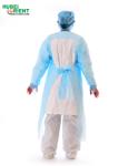 Free Size Disposable CPE Protective Gown With Long Sleeves
