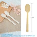 Disposable Bamboo Wooden Cutlery Set | 100% All-Natural Eco-Friendly Biodegradab