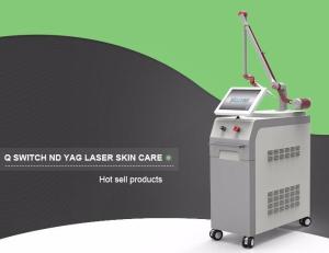 China Professional Q Switch ND YAG Laser Tattoo Removal / 10.4 inch color touch nd yag lip line tattoo removal machine factory