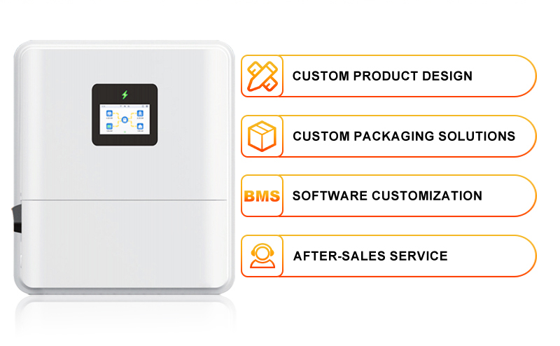 Low Voltage IP65 Single Phase 48V 3kw 3.6kw 4.6kw Solar Hybrid Inverter On/Off Grid 48V 5kw 6kw Hybrid Solar Inverter with MPPT