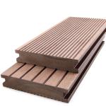140 X 25mm Moisture Proof WPC Decking Boards Anti Uv Plastic Wood Composite