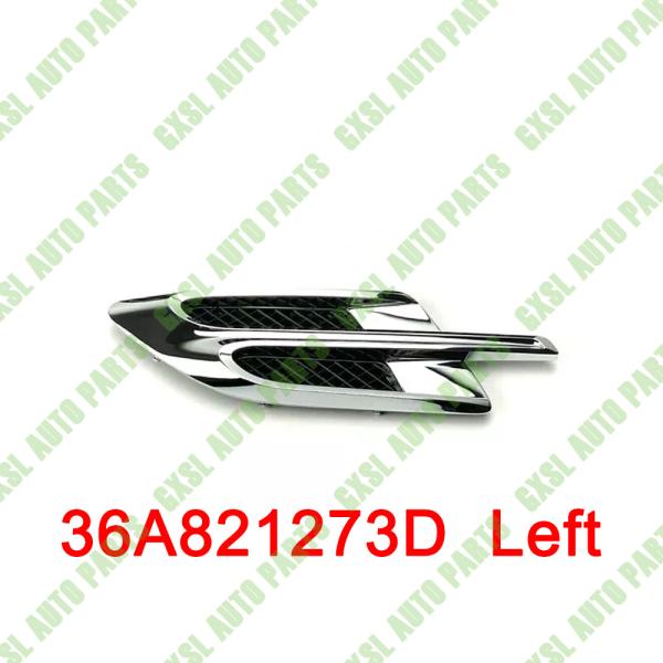 For Bentley Bentayga 2017-2020 Front Left Fender Chrome Emblem Air Grille OEM